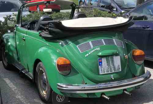 En 73 modell cabriolet. Pen bil, Fotograf Knut Pettersen