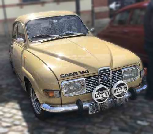 Saab 96, 1973modell, Fotograf Knut Pettersen