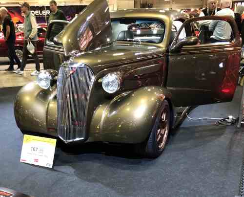 Norges Flotteste bil, Chevy Coupe 1938 (Old man Edition). Fotograf Knut Pettersen