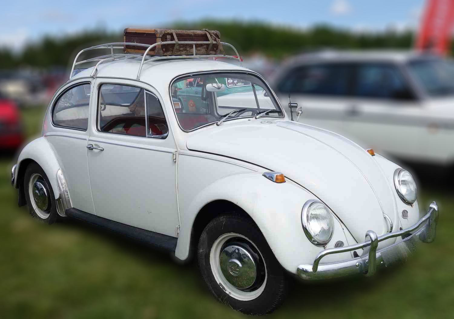 Volkswagen Type 1 Boble-gammel VW 1300 hvit