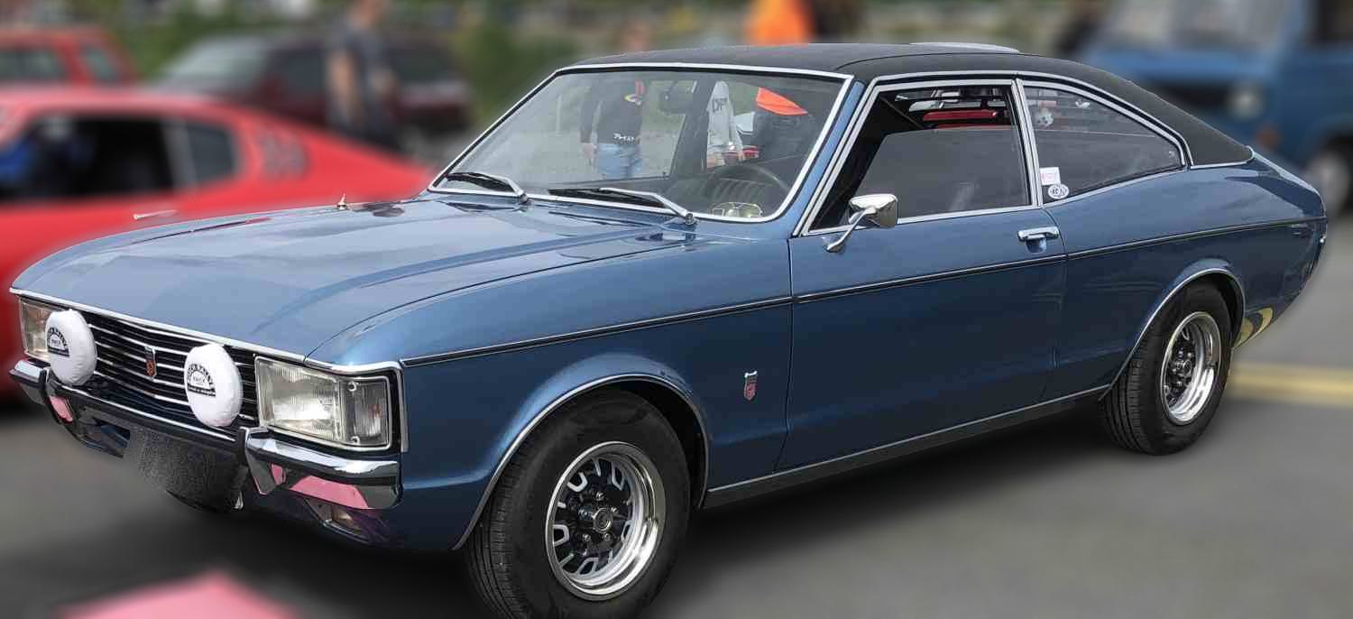 Ford Granada europeisk Coupe, 2,6 liter, 73 mod