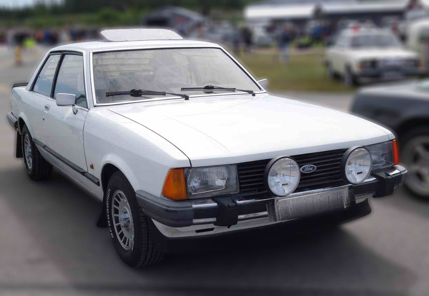 Ford Granada europeisk 2-dørs Sedan, 2,3 l, 78 mod