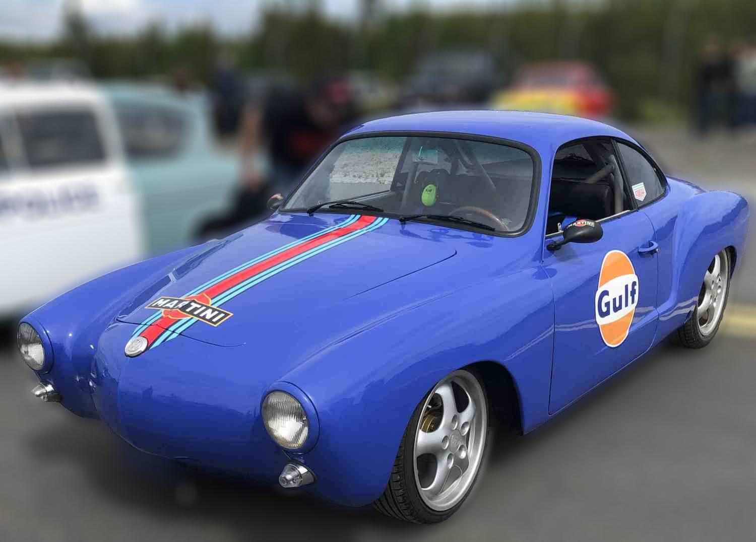 Volkswagen Karmann-Ghia 1600 Karmann-Ghia 50hk, Gulf bil, ombygd