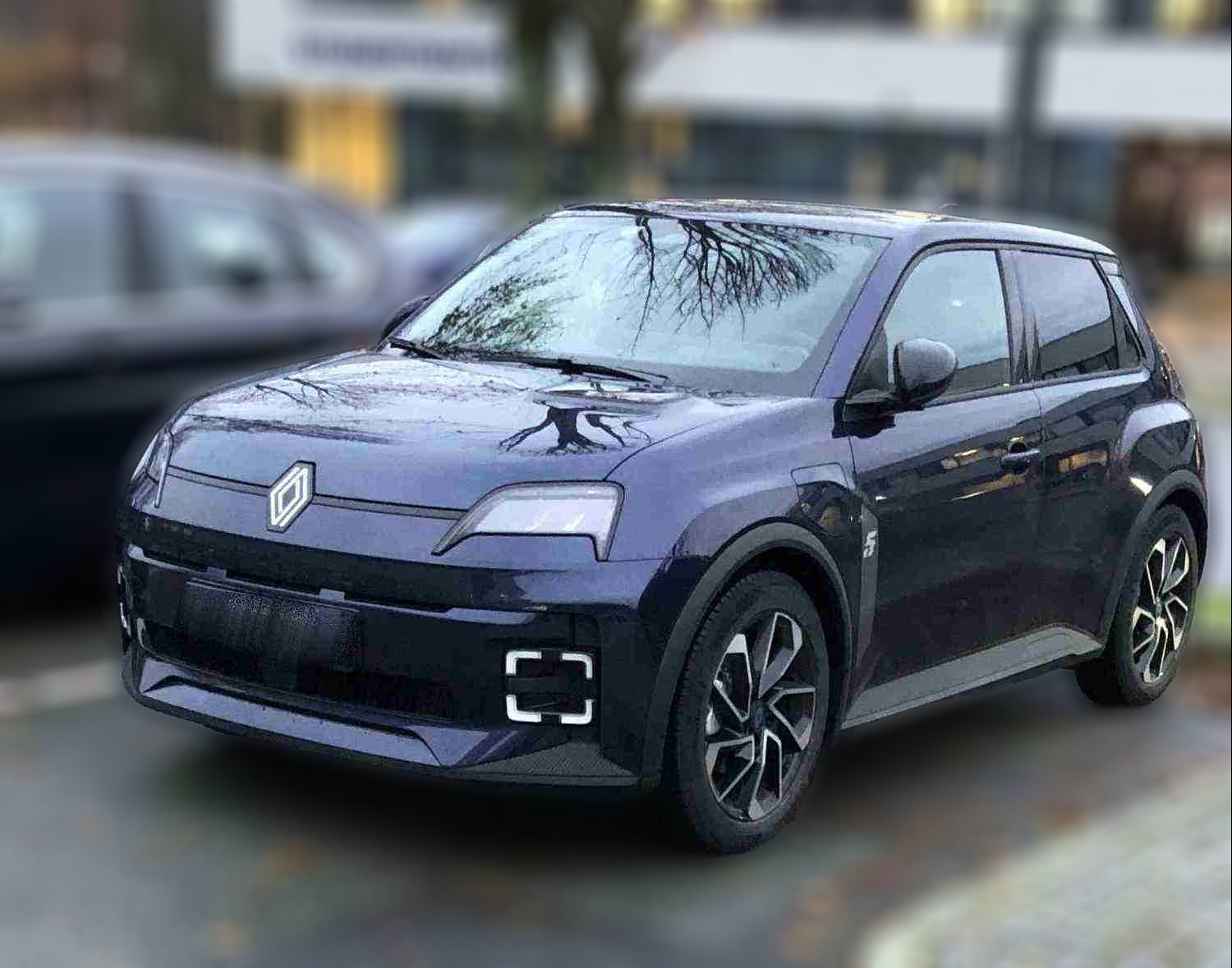 Renault 5 E-Tech Techno 52 kwt blå