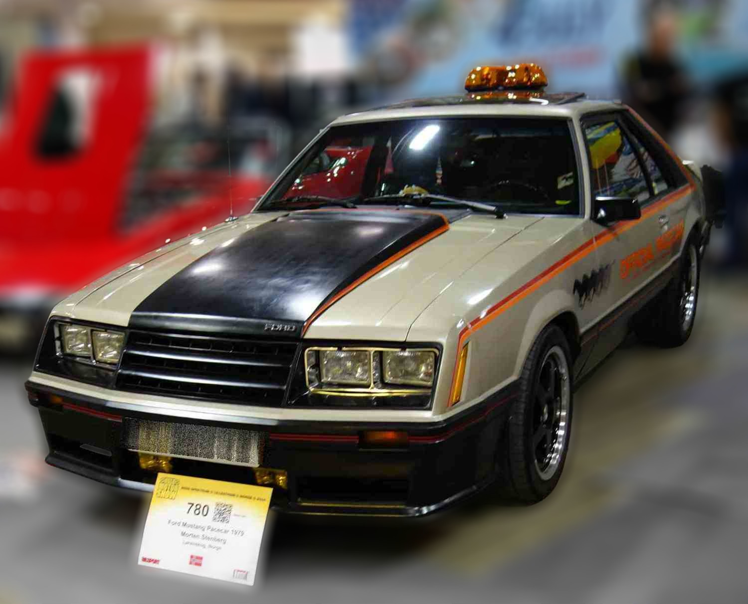 Ford Mustang 3-dørs mustang 79 mod pacecar