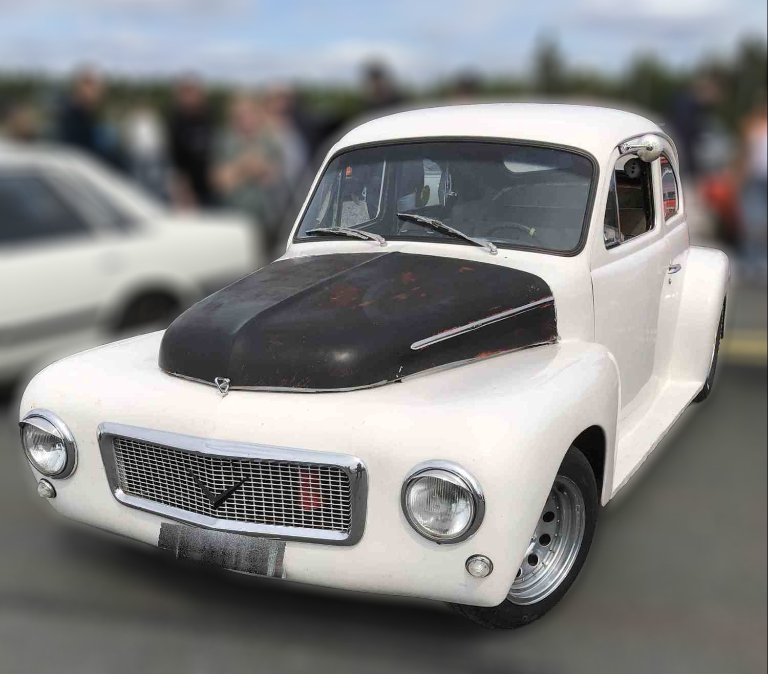 Volvo PV544 PV 544, B16,59mod, hvit