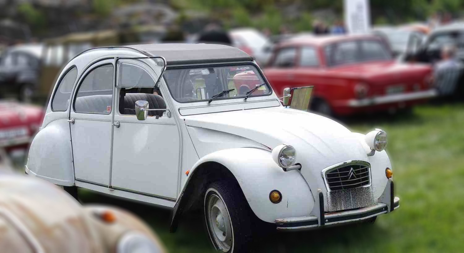 Citroën 2CV 2cv6, hvit