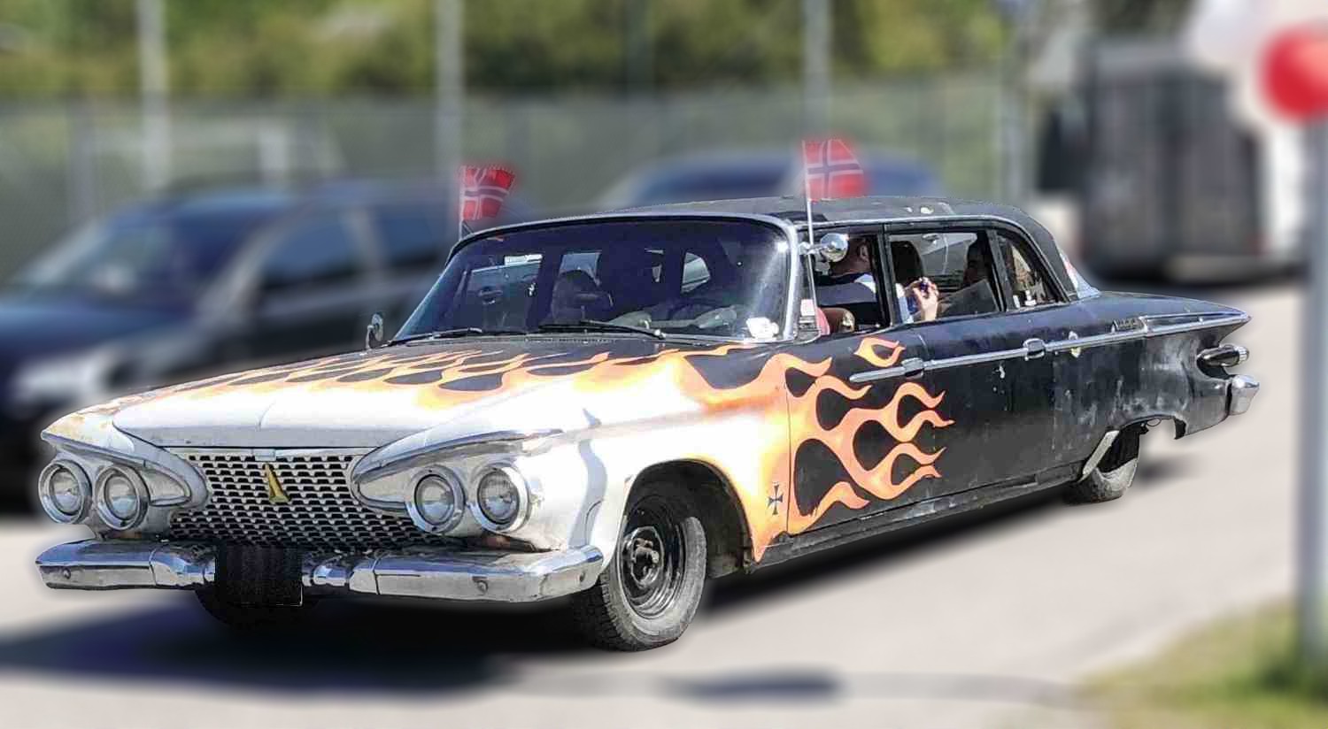 Plymouth Belvedere 4 dørs sedan 62 mod, 318' motor, limousine
