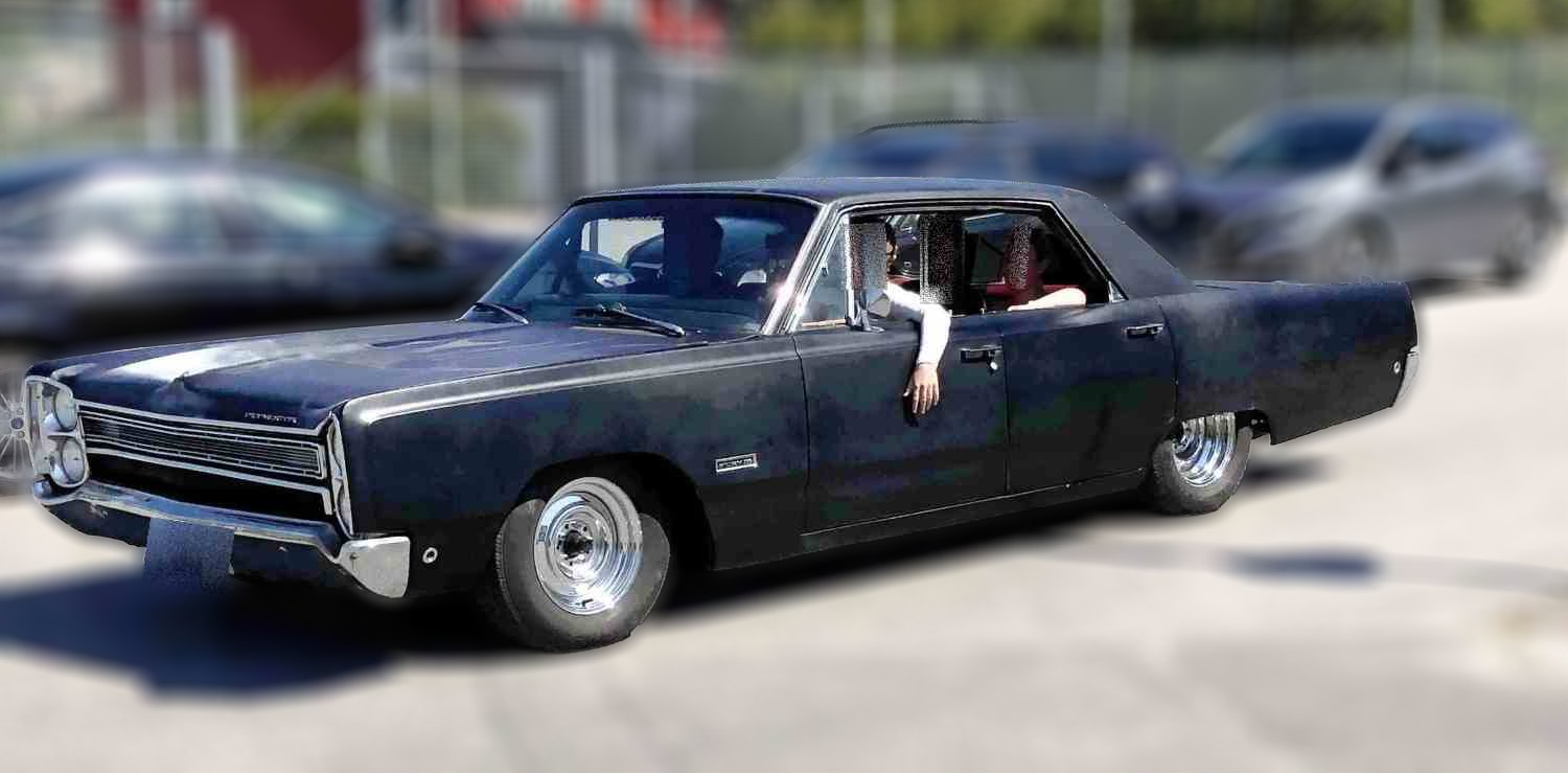 Plymouth Fury 69 4 dørs hardtop sedan, 5,2 liter