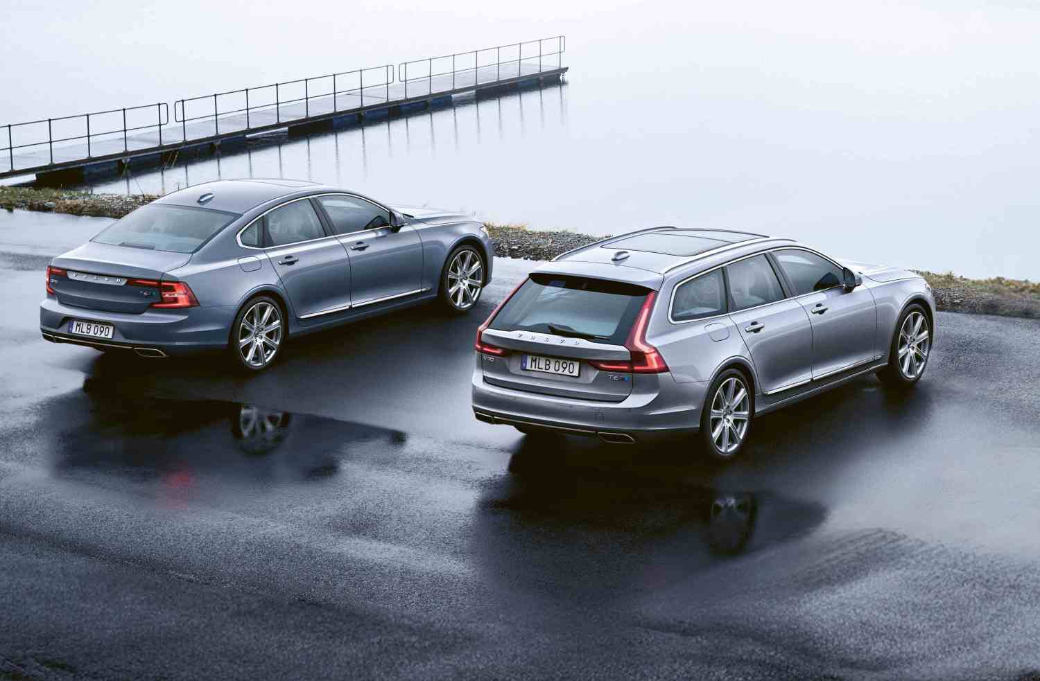 Volvo V90 + recharge T6 350 hk Plus Dark