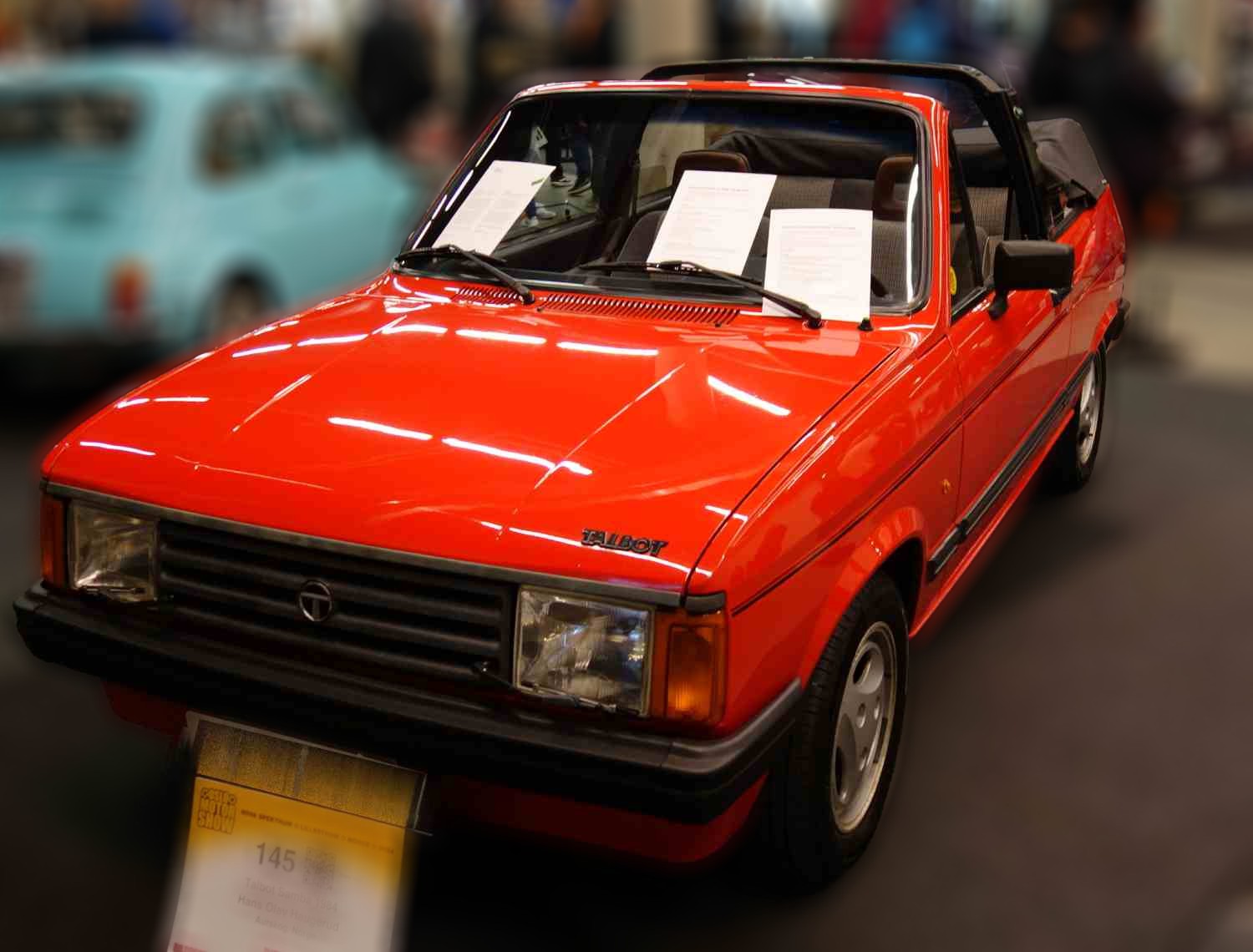 Talbot Samba Samba 84 mod cabriolet