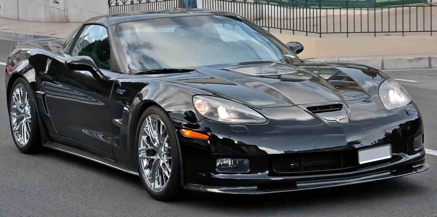 Chevrolet Corvette C6 ZR1 manuel,647 hk, svart