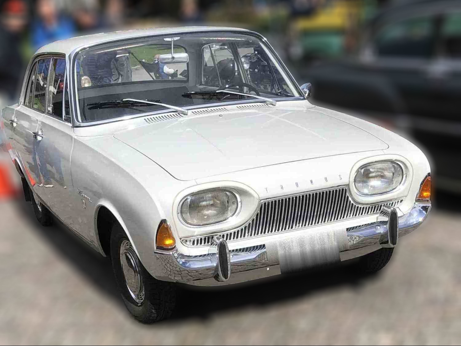 Ford Taunus 17M 4-dørs Sedan Manuell, 60hk, 1963