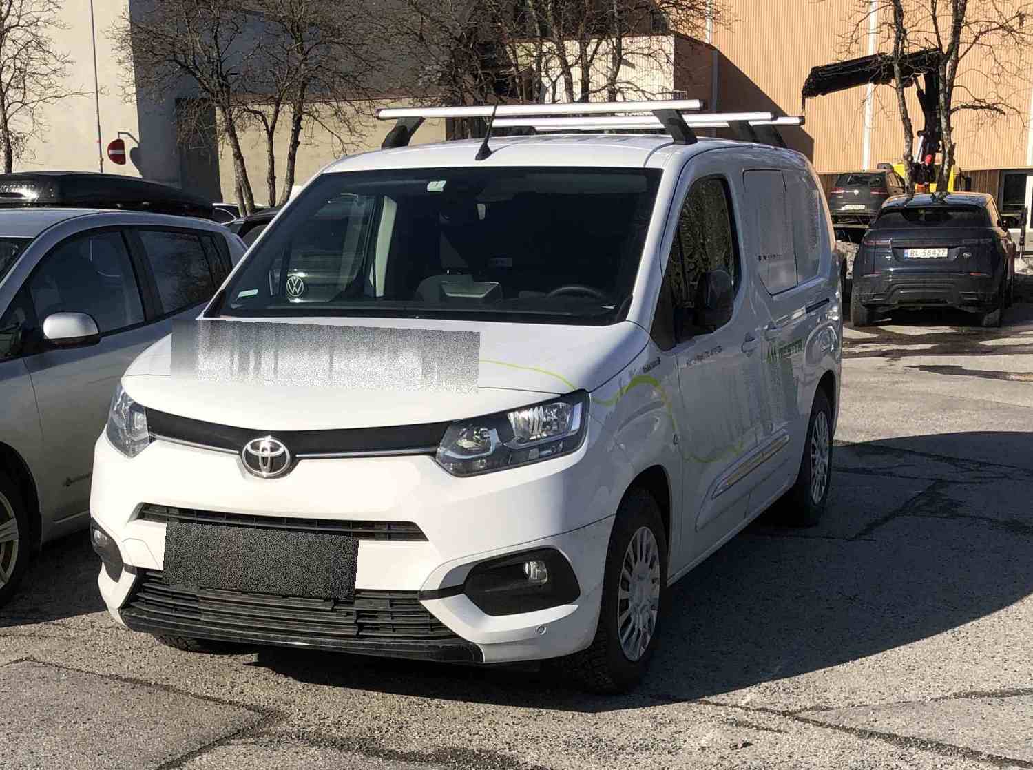 Toyota Proace EV City Comfort sidehengslet bakdører L2