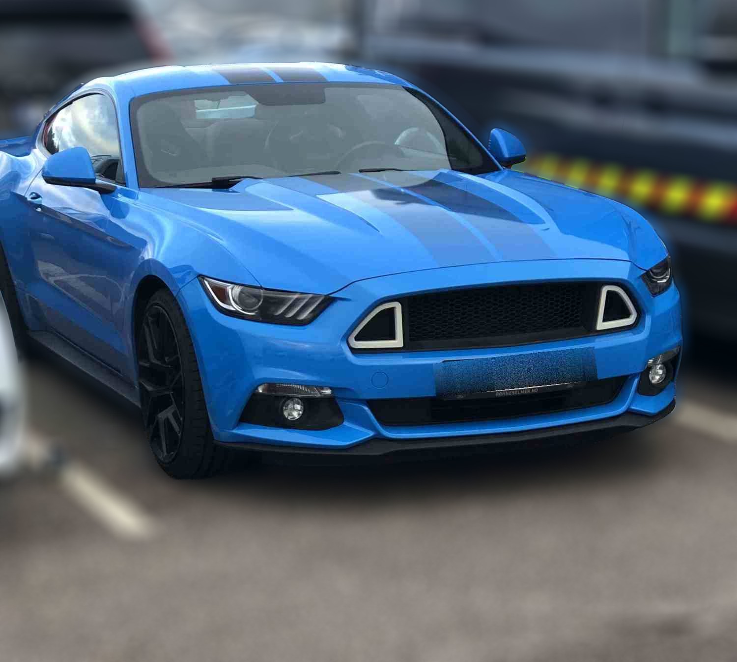 Ford Mustang VI 2.3 EcoBoost blå