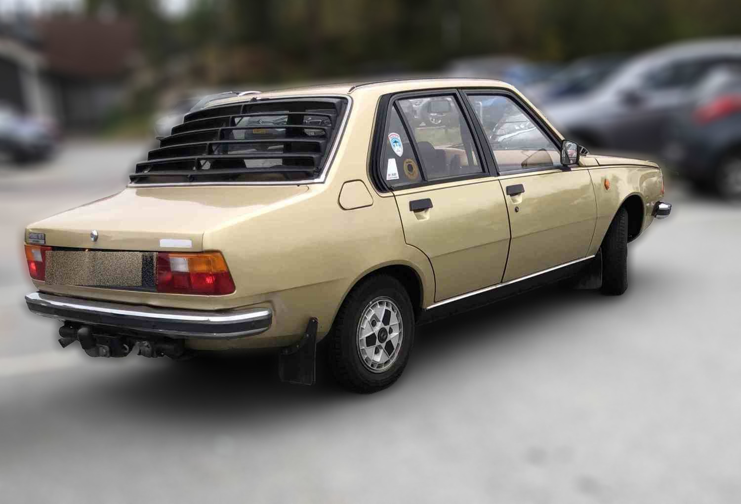 Renault 18 TS automat sedan gull med laksetrapp