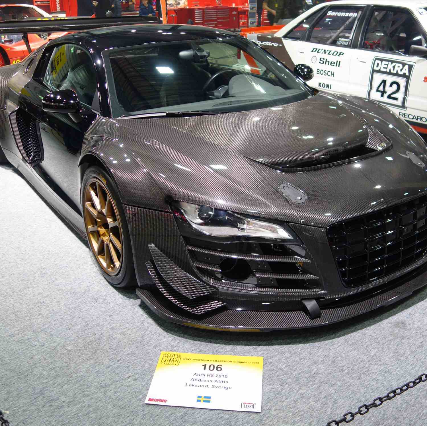 Audi R8 Coupe GT3 racecar, ombygd