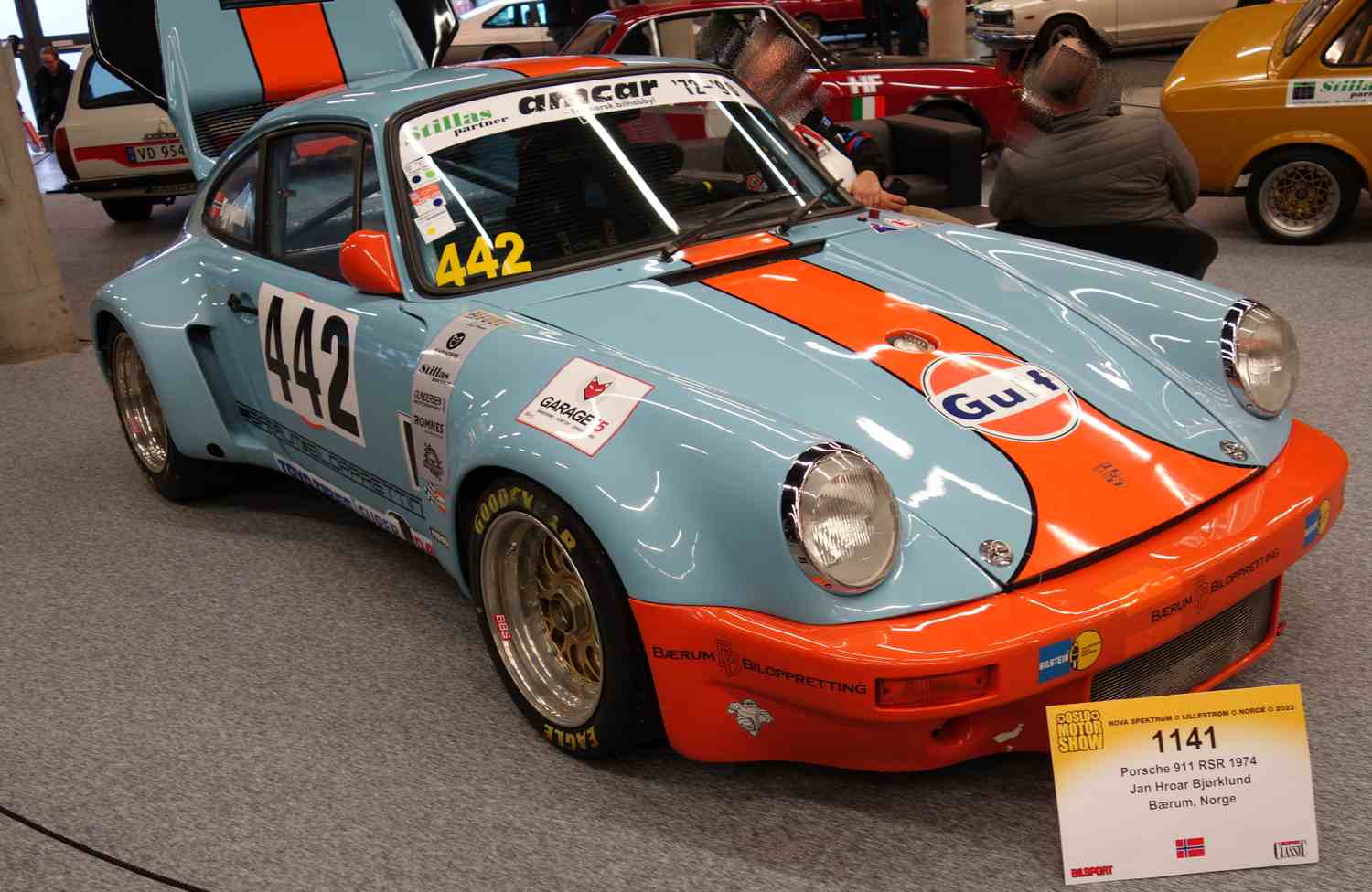 Porsche 911 911 RSR 3.0, 330 hk. Banebil