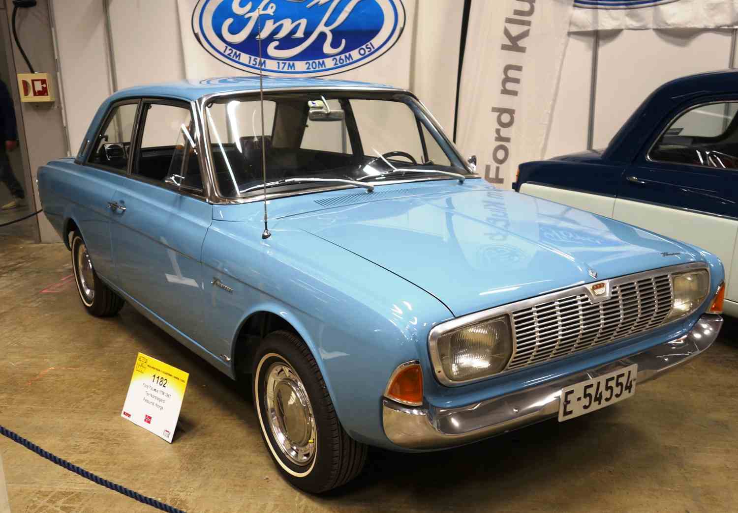 Ford Taunus 17M 1700 S 2-door Sedan 1.7 V4, 70hk