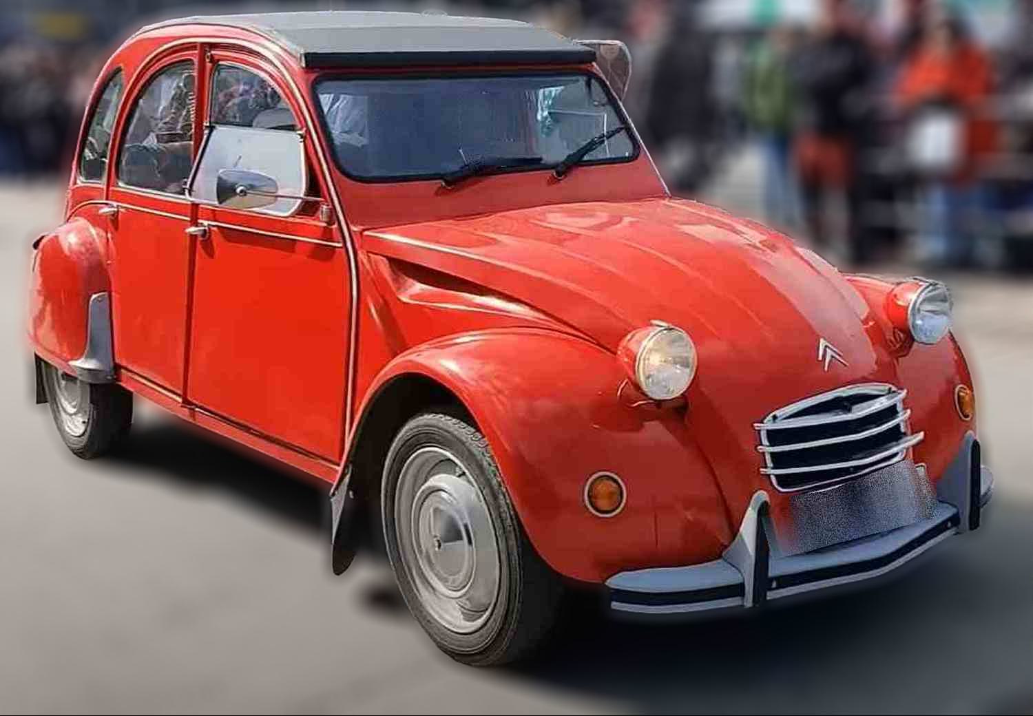 Citroën 2CV 2cv6 , rød
