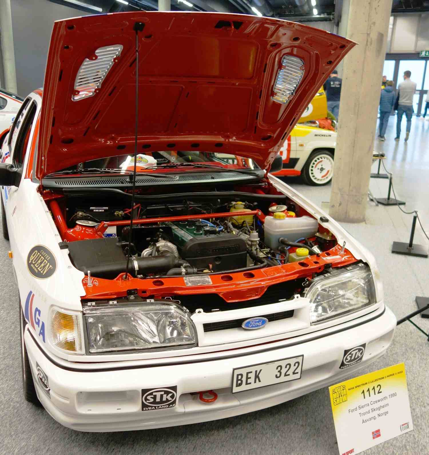 Ford Sierra Cosworth Manuell, 5-trinn, 220hk,