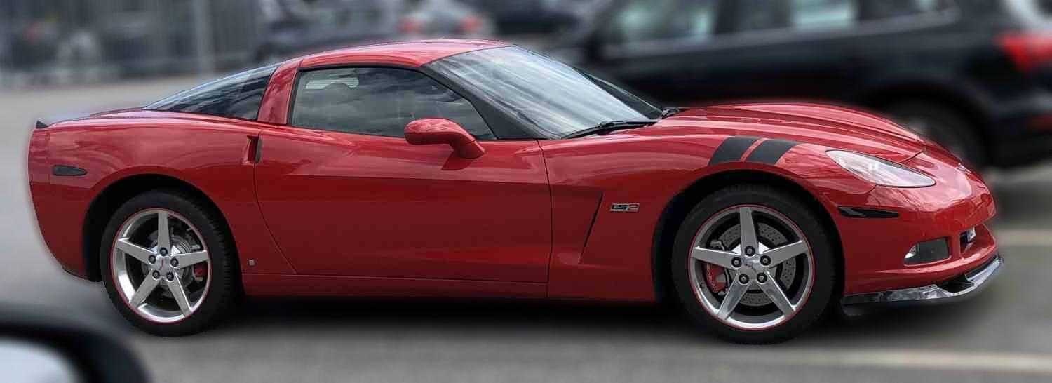 Chevrolet Corvette C6   automat, 405 hk, red