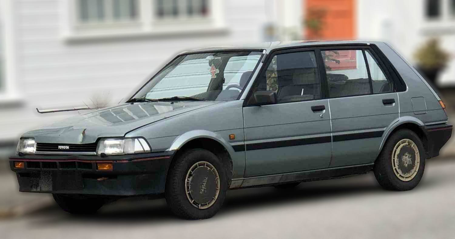 Toyota Corolla DX 12 valve. 1,3