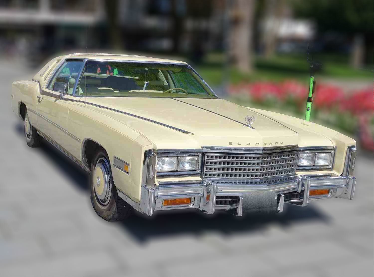 Cadillac Eldorado coupe 6 seter 182 hk gul